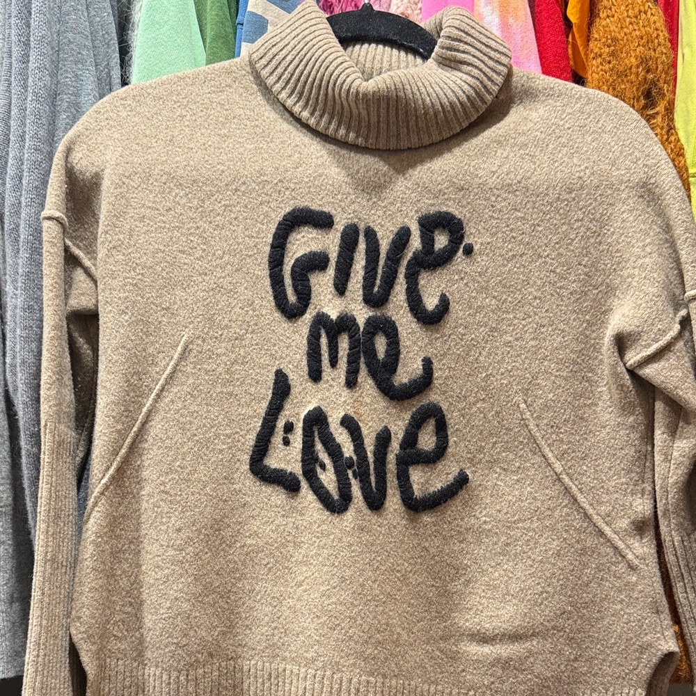 Zadig & Voltaire Turtleneck Sweater 'Give Me Love'